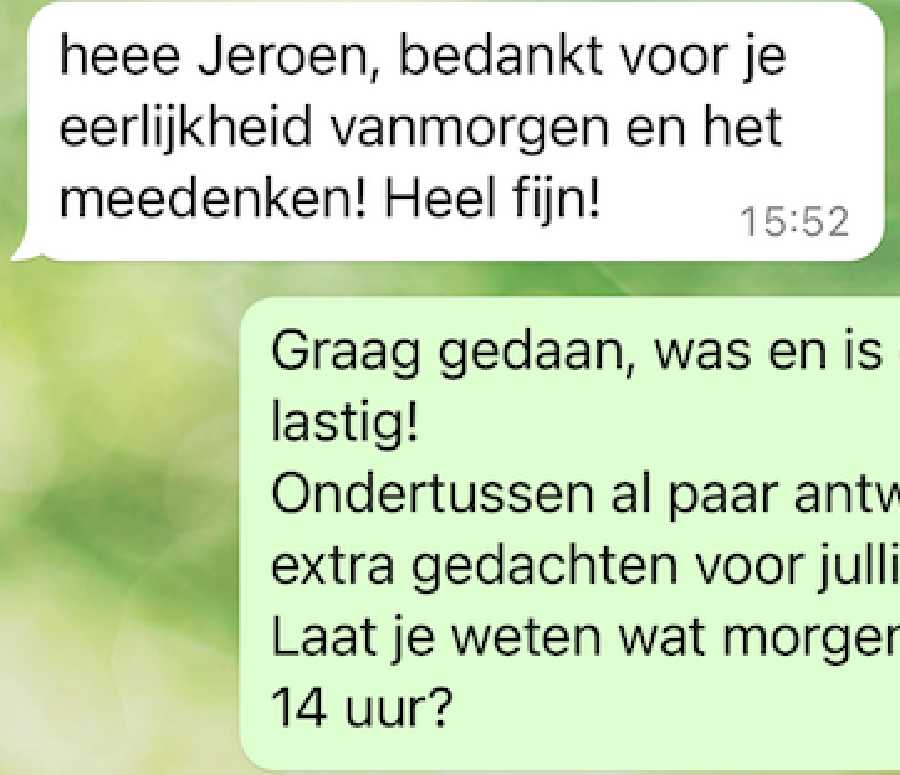 business coaching Hilversum whatsapp