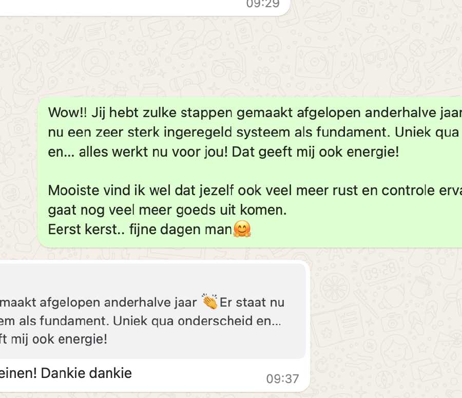 business coaching t gooi WhatsApp